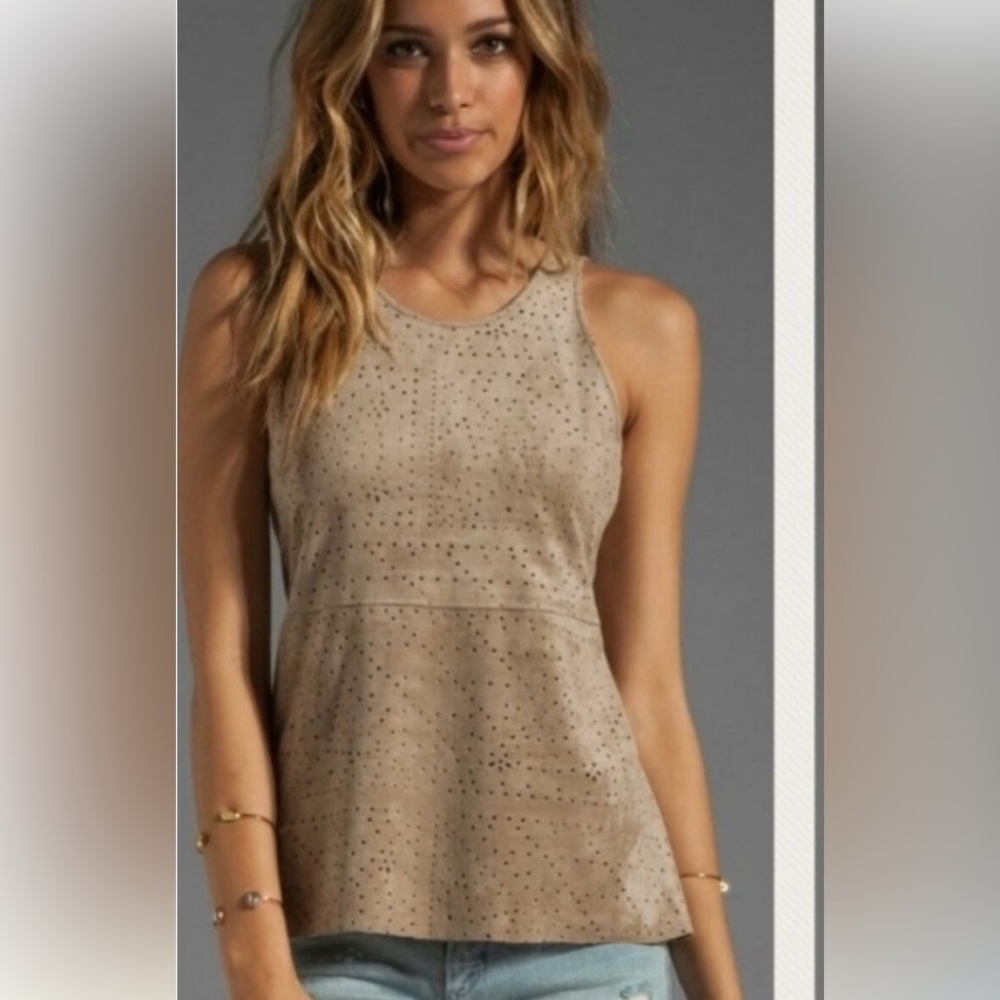 BCBG peplum top